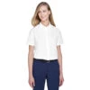 Core 365 Ladies' Optimum Short-Sleeve Twill Shirt