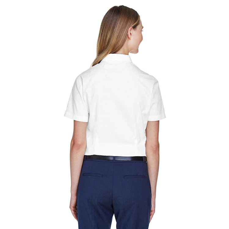 Core 365 Ladies' Optimum Short-Sleeve Twill Shirt - Image 2