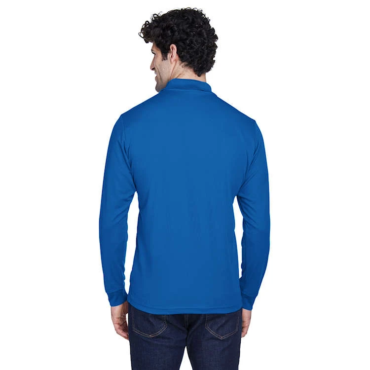 Core 365 Men's Pinnacle Performance Long-Sleeve Piqué Polo - Image 2