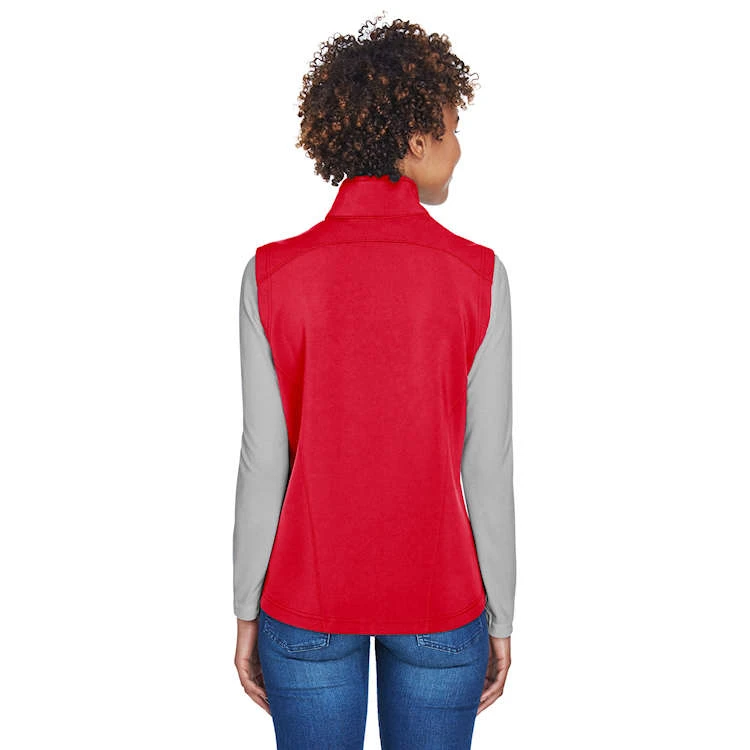 Core 365 Ladies' Cruise Two-Layer Fleece Bonded Soft Shell Vest - Image 2