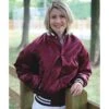 ASW Adult Flannel Lined Satin Award Jacket