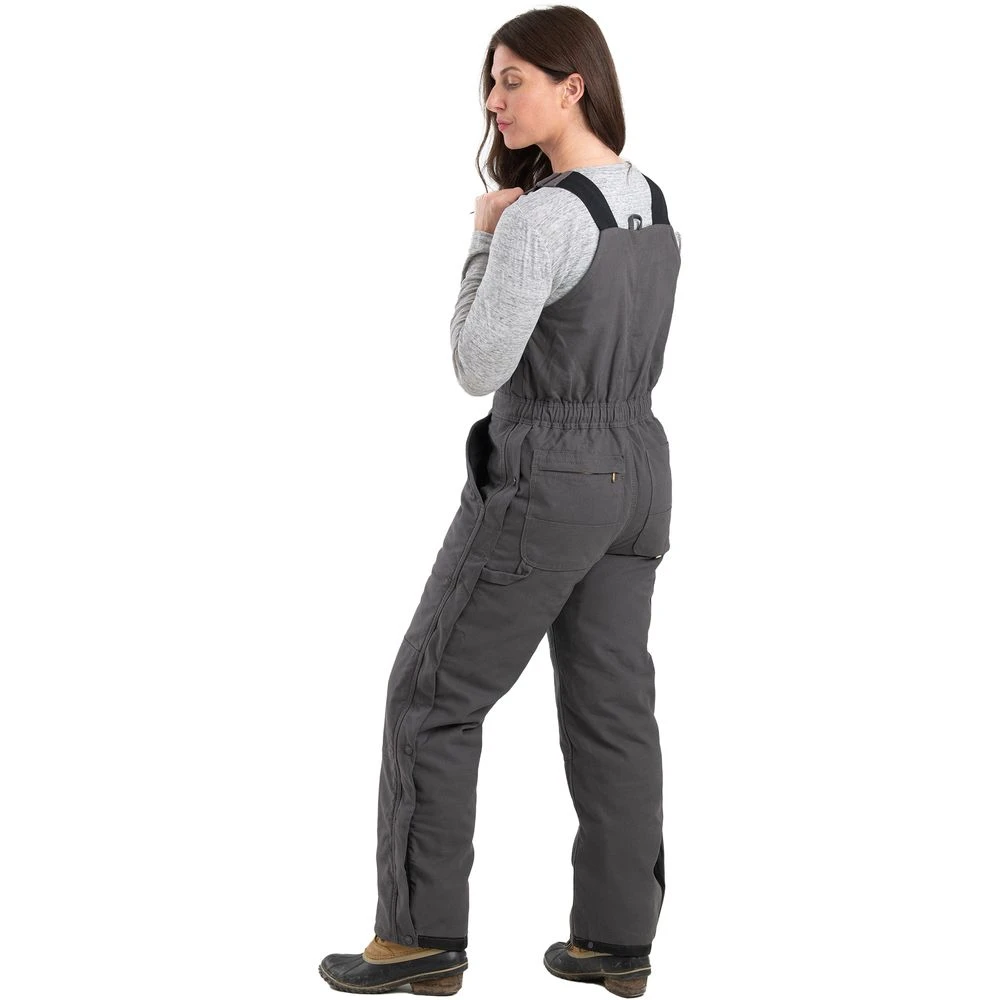 Berne Ladies' Washed Insulated Bib Overall Zip To Waist - Image 2