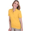 Blue Generation Ladies' Short Sleeve Teflon Pique Polo