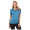 Blue Generation Ladies' Performance Heathered V-Neck T-Shirt