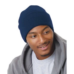 Bayside Union Made 12" Knit Cuff Beanie
