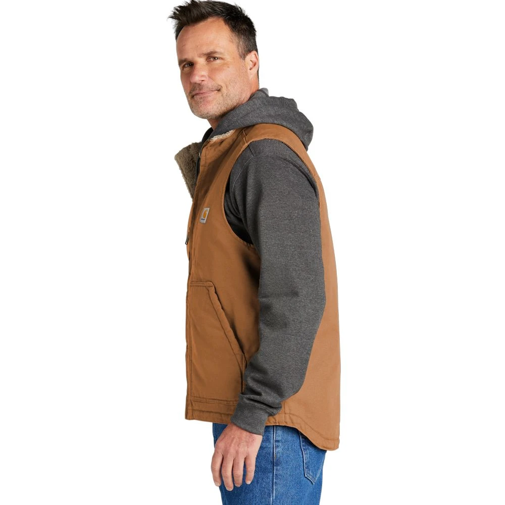Carhartt Sherpa-Lined Mock Neck Vest - Image 3