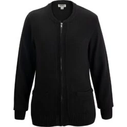 Edwards Jersey Knit Acrylic Full Zip Cardigan