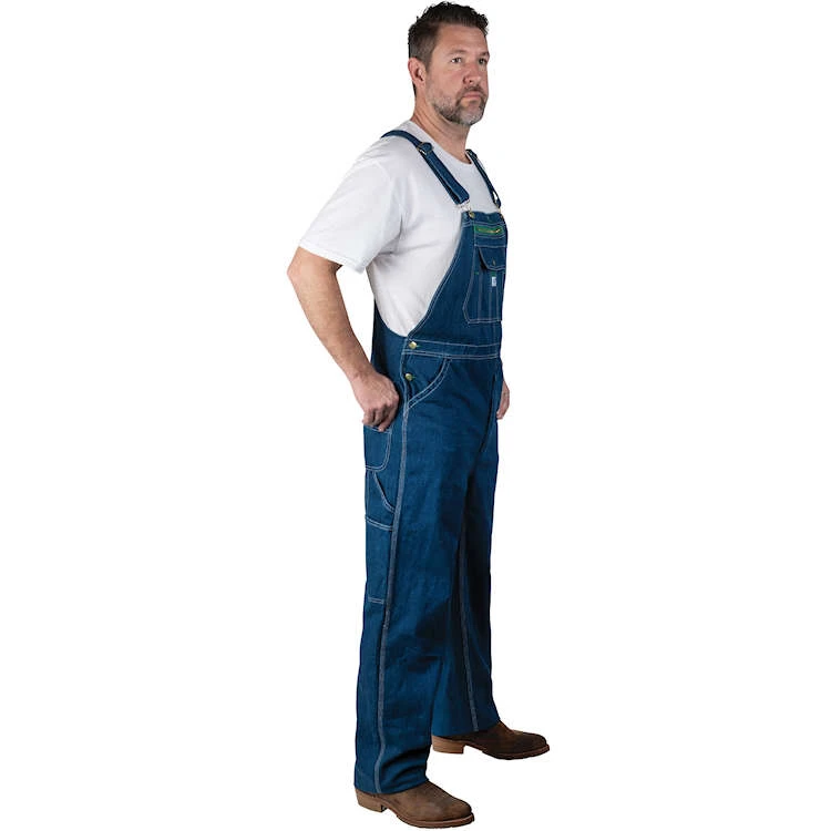 Liberty Stonewashed Denim Bib Overall - Image 3