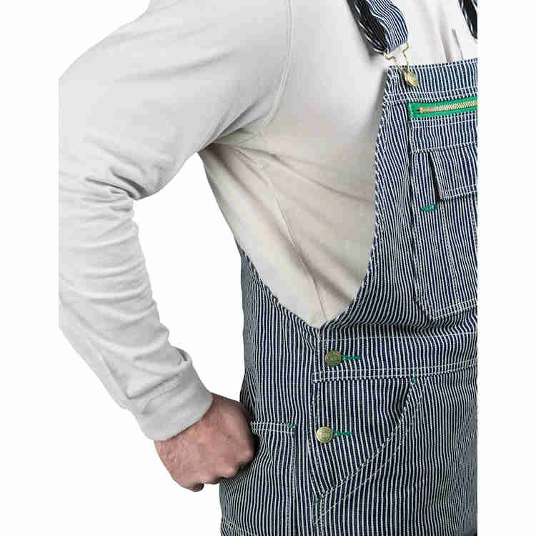 Liberty Hickory Stripe Bib Overall - Image 3