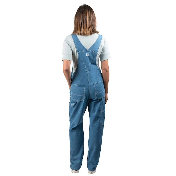 Liberty Women's Washed Denim Bib Overall - Image 2