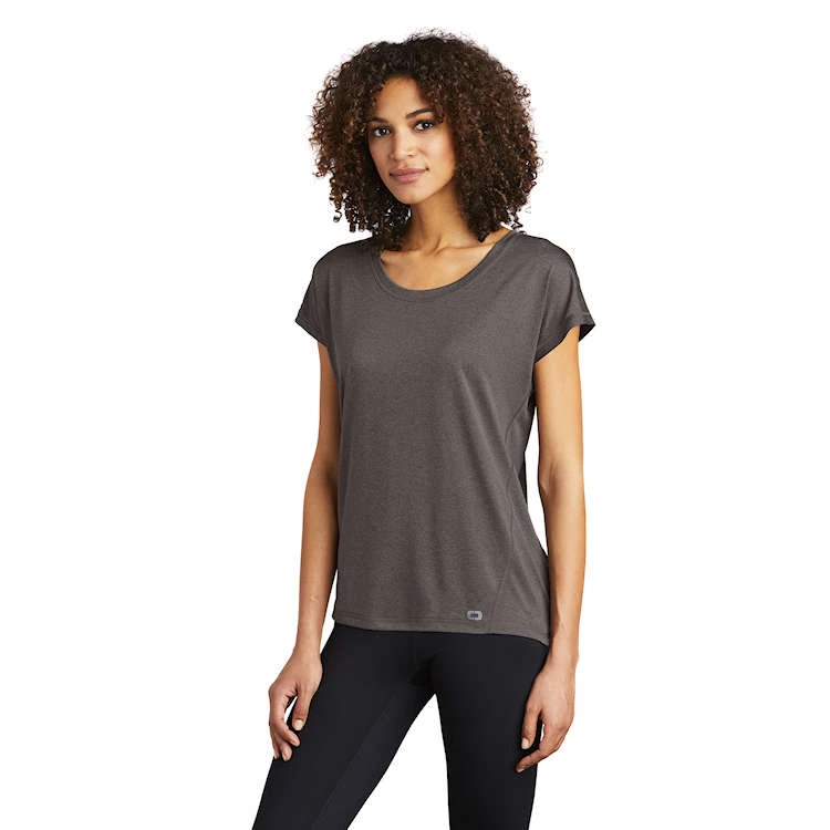OGIO® ENDURANCE Ladies' Short Sleeve Pulse Dolman Tee - Image 4
