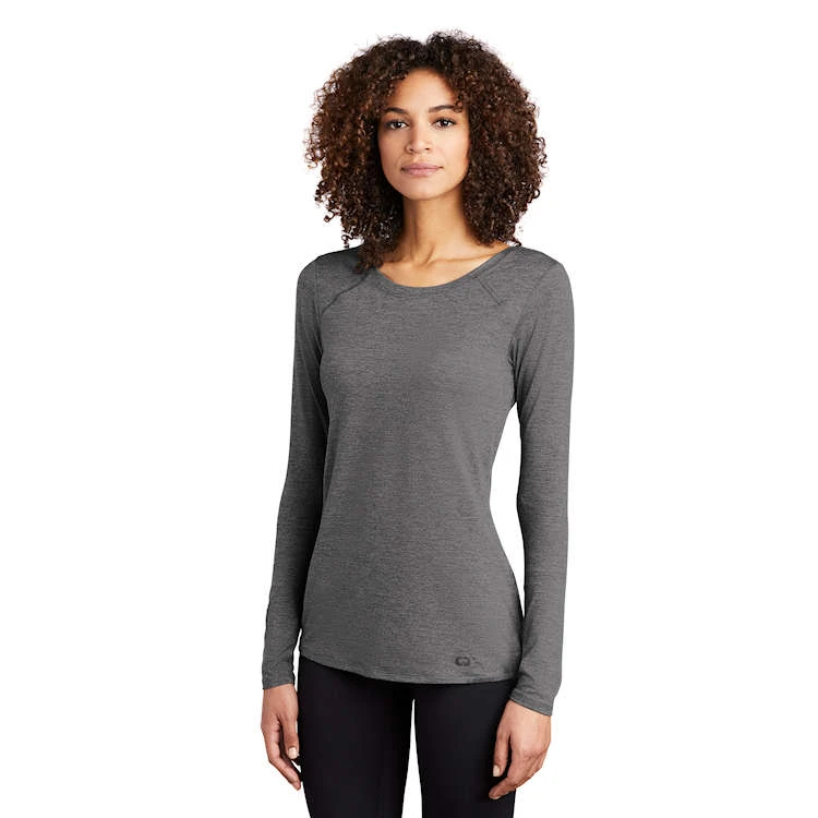 OGIO® ENDURANCE Ladies' Long Sleeve Force Tee - Image 4