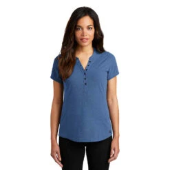OGIO® Ladies' Short Sleeve Tread Henley