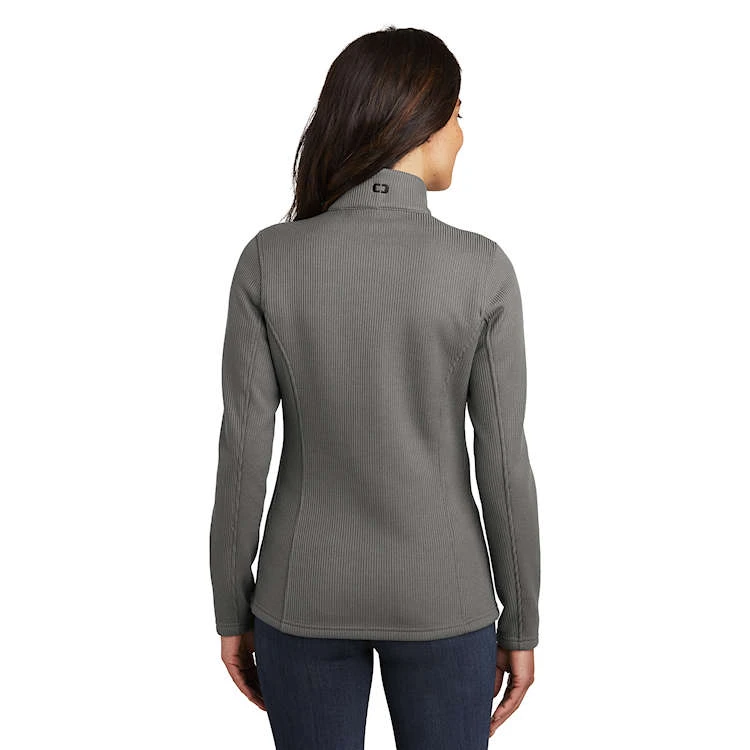 OGIO® Ladies' Grit Fleece Jacket - Image 2