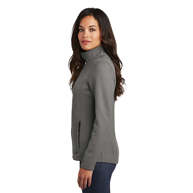 OGIO® Ladies' Grit Fleece Jacket - Image 3