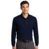Port Authority® Silk Touch™ Long Sleeve Polo With Pocket