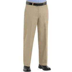 Red Kap Men's Plain Front Cotton Pant