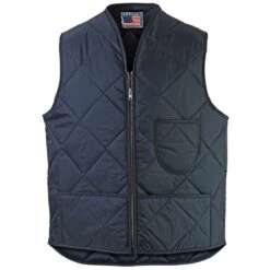 Snap 'n' Wear Quilted Nylon Vest With Kidney Flap